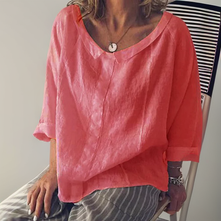 Amandine™ | Blouse ample à manches longues